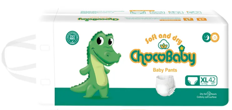 Дитячі підгузки-трусики ТМ Chocobaby 5 розмір (12-17кг), 42шт